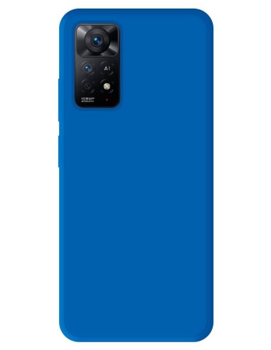 Coque en silicone Mat Bleu