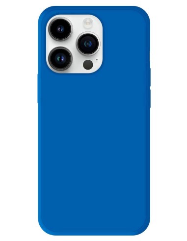 Coque en silicone Mat Bleu