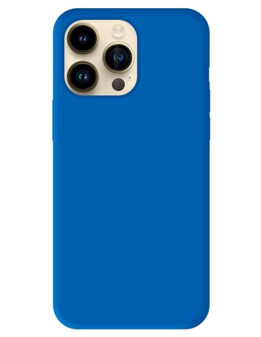 Coque en silicone Mat Bleu