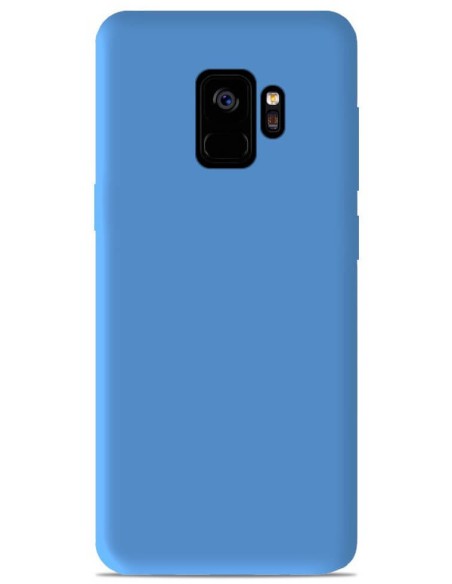 Coque en silicone Mat Bleu Ciel pour Samsung Galaxy S9