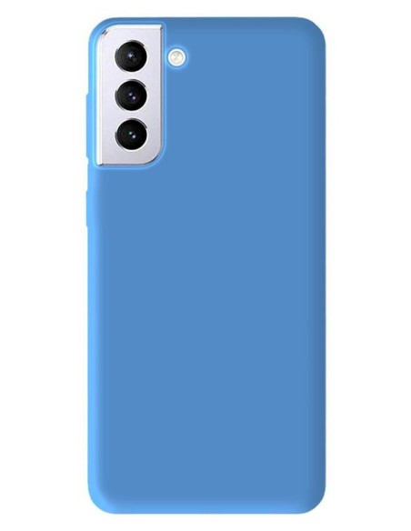 Coque en silicone Mat Bleu Ciel pour Samsung Galaxy S21 Plus