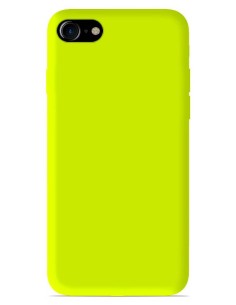 Coque en silicone gel mat Jaune Fluo Mat | 1001coques.fr