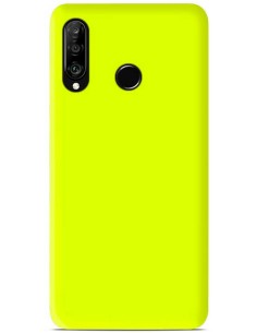 Coque en silicone gel mat Jaune Fluo Mat | 1001coques.fr