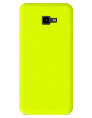 Coque en silicone Mat Jaune Fluo