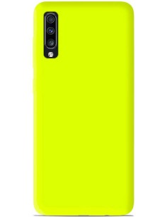 Coque en silicone gel mat Jaune Fluo Mat | 1001coques.fr