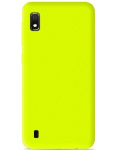 Coque en silicone gel mat Jaune Fluo Mat | 1001coques.fr