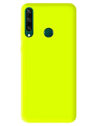 Coque en silicone Mat Jaune Fluo