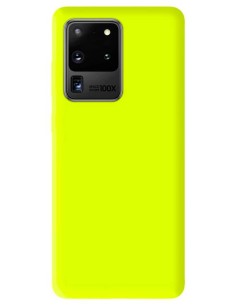 Coque en silicone gel mat Jaune Fluo Mat | 1001coques.fr