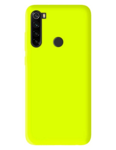 Coque en silicone Mat Jaune Fluo