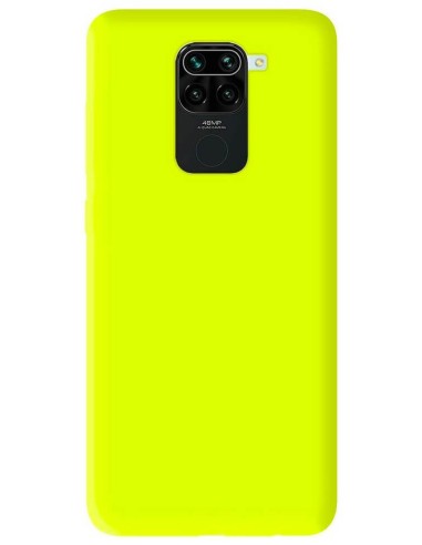 Coque en silicone Mat Jaune Fluo