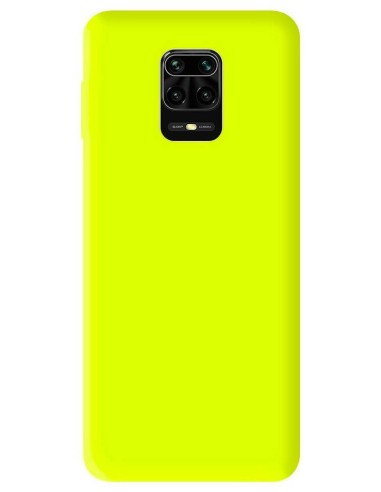 Coque en silicone Mat Jaune Fluo