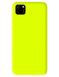 Coque en silicone gel mat Jaune Fluo Mat | 1001coques.fr