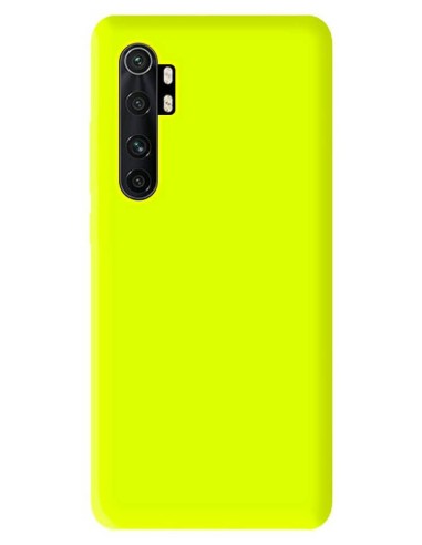 Coque en silicone Mat Jaune Fluo