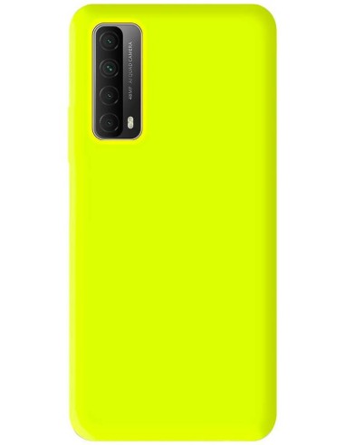 Coque en silicone Mat Jaune Fluo