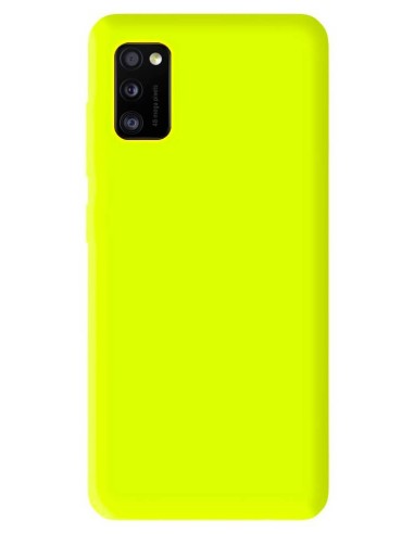 Coque en silicone Mat Jaune Fluo