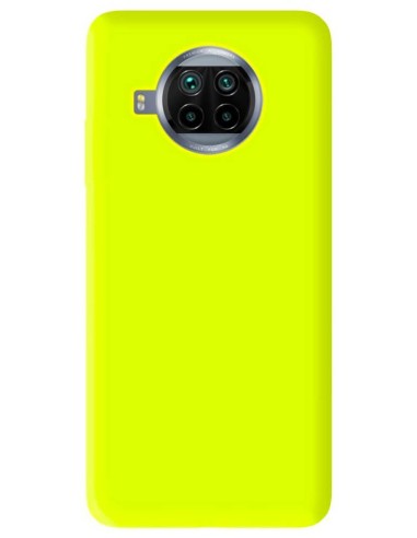 Coque en silicone Mat Jaune Fluo