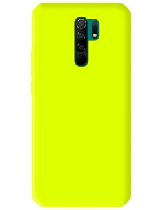 Coque en silicone gel mat Jaune Fluo Mat | 1001coques.fr