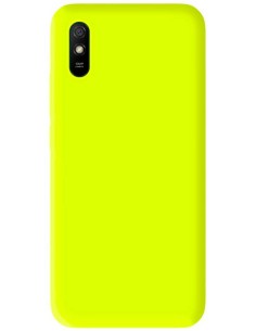 Coque en Silicone Gel mat Jaune Fluo Mat | 1001coques.fr