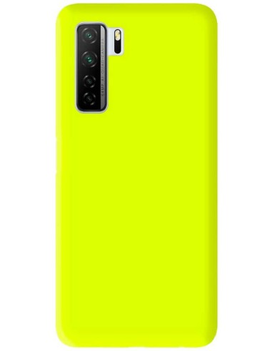 Coque en silicone Mat Jaune Fluo