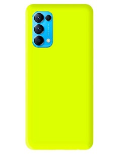 Coque en Silicone Gel mat Jaune Fluo Mat | 1001coques.fr