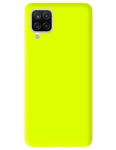 Coque en silicone Mat Jaune Fluo