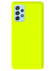 Coque en silicone gel mat Jaune Fluo Mat | 1001coques.fr