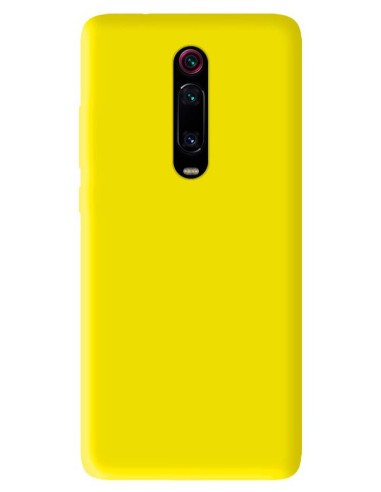 Coque en silicone Mat Jaune