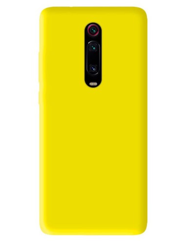 Coque en silicone Mat Jaune