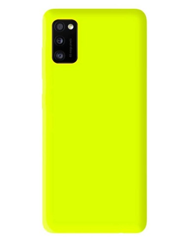 Coque en silicone Mat Jaune