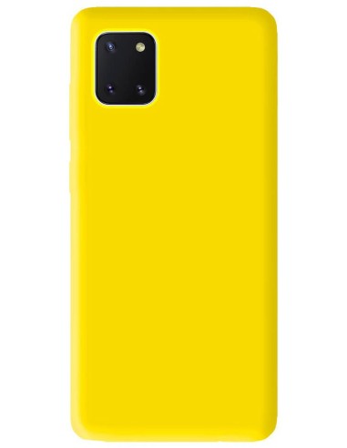 Coque en silicone Mat Jaune