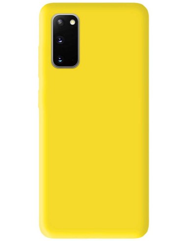 Coque en silicone Mat Jaune