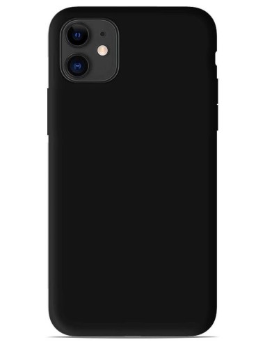 Coque en silicone Mat Noir