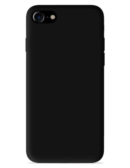Coque en silicone Mat Noir pour Apple iPhone 7 Plus