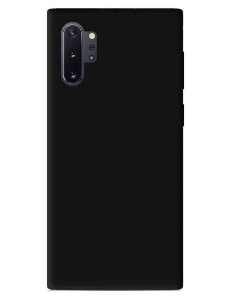 Coque en silicone Mat Noir pour Samsung Galaxy Note 10 Plus