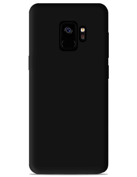 Coque en silicone Mat Noir pour Samsung Galaxy S9