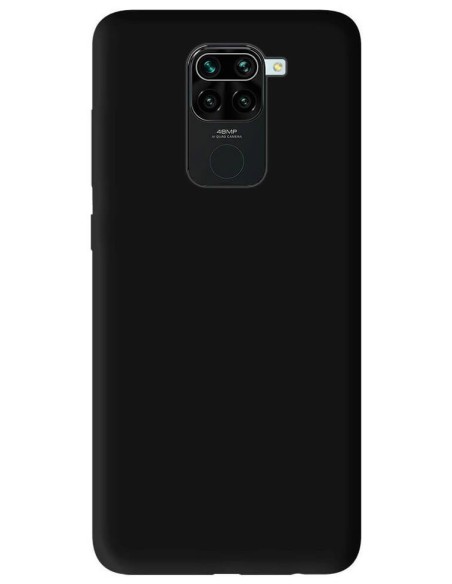 Coque en silicone Mat Noir pour Xiaomi Redmi Note 9