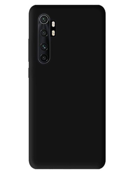 Coque en silicone Mat Noir pour Xiaomi Mi Note 10 lite