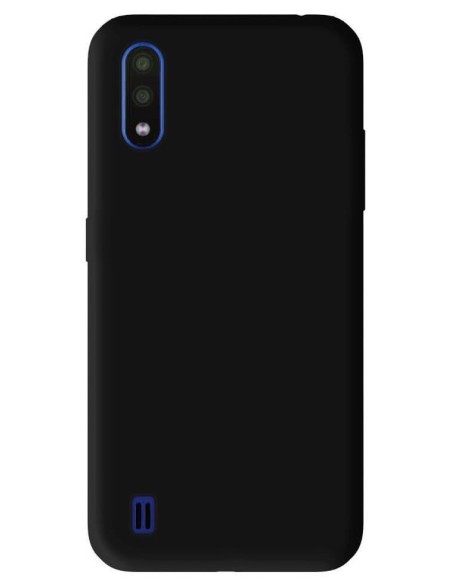 Coque en silicone Mat Noir pour Samsung Galaxy A01