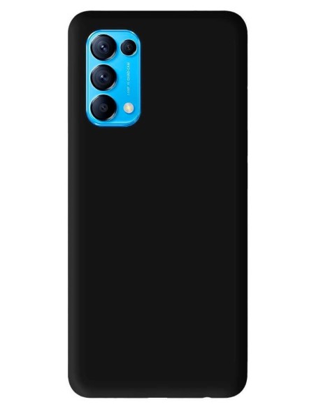 Coque en silicone Mat Noir pour Oppo Reno 5