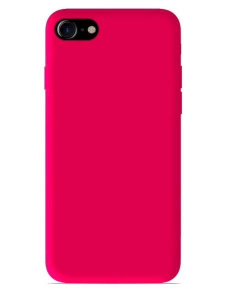 Coque en silicone Mat Rose Flash pour Apple iPhone 7 Plus