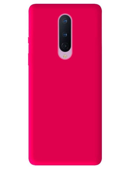 Coque en silicone Mat Rose Flash pour OnePlus 8