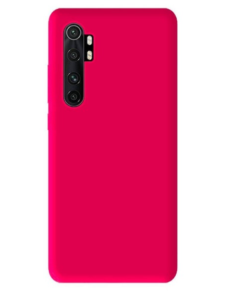 Coque en silicone Mat Rose Flash pour Xiaomi Mi Note 10 lite