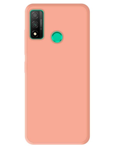 Coque en silicone Mat Rose Pale pour Huawei P Smart 2020