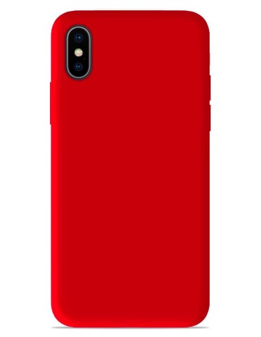 Coque en silicone Mat Rouge