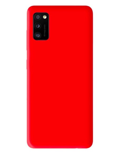 Coque en silicone Mat Rouge pour Samsung Galaxy A41
