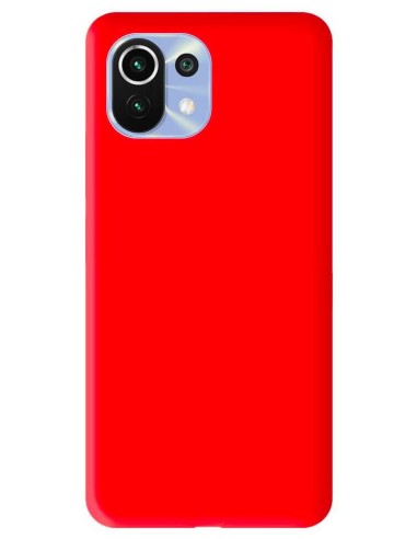 Coque en silicone Mat Rouge