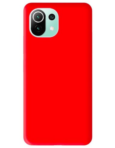 Coque en silicone Mat Rouge