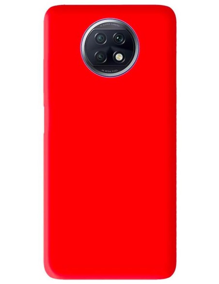 Coque en silicone Mat Rouge pour Xiaomi Redmi Note 9T 5G