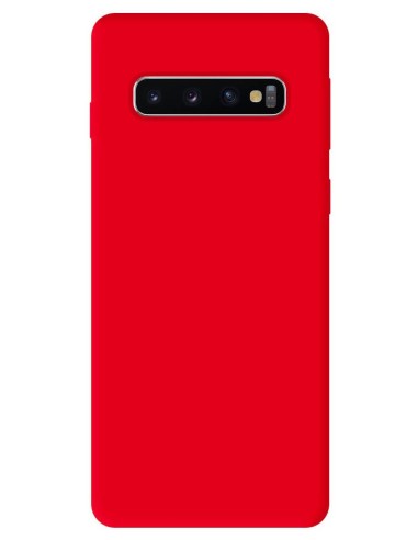 Coque en silicone Mat Rouge