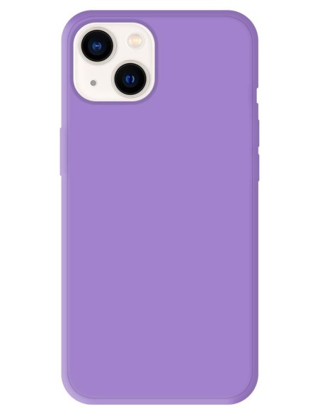 Coque en silicone Mat Violet pour Apple iPhone 13